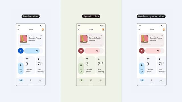 Types of color schemes in Material Design 3 смотреть онлайн