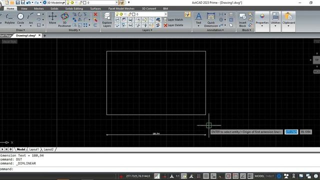 How to fix the extension line length in ActCAD смотреть онлайн