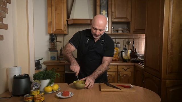 Гуакамоле по-камчатски. Супер закуска с печенью и икрой минтая, для компании. смотреть онлайн