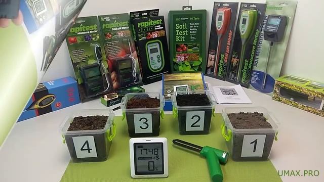 Монитор влажности почвы WH-02, беспроводной, с возможностью калибровки смотреть онлайн