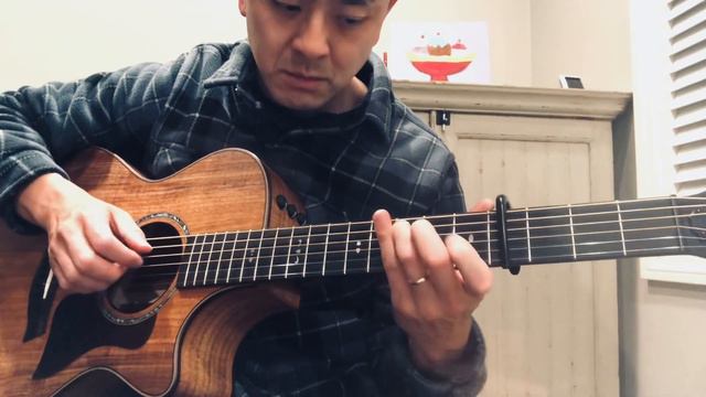 “Memories” by Maroon 5 fingerstyle cover Taylor 722ce Koa смотреть онлайн