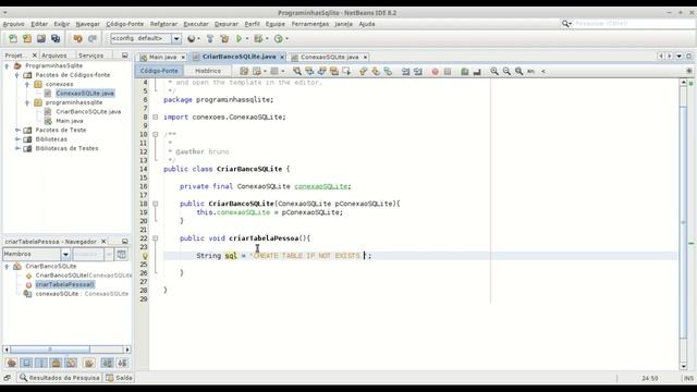 Tutorial Java SQLite #2 - Criando as tabelas do banco pelo código смотреть онлайн