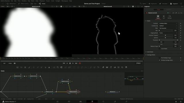 Matte Control in DaVinci Resolve & Fusion - Better Masks, Despill, Relighting... смотреть онлайн