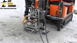 Бурение скальных пород пневмоударником от БурСпецТехники