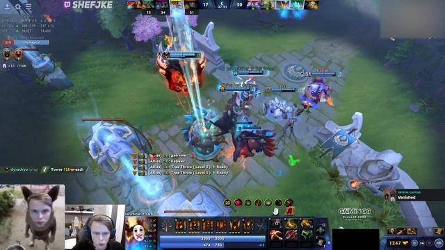 "КАК ЖЕ Я ИХ ПОРВАЛ" ДУРАЧЬЕ И ДУКАЛИС ДИКО РОФЛЯТ В ПАБЕ / DYRACHYO DOTA 2 STREAM смотреть онлайн