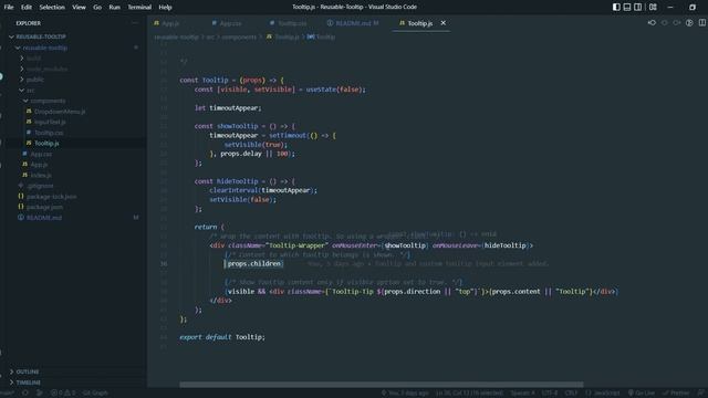 Reusable React Tooltip Demo смотреть онлайн