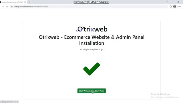 Otrixweb - Ecommerce website installation guide смотреть онлайн
