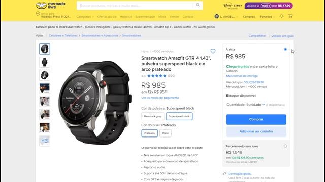 SUPER PROMOÇÃO / PRODUTOS AMAZFIT, TICWATCH e XIAOMI com MENOR PREÇO possível / CUPOM de R$108 смотреть онлайн