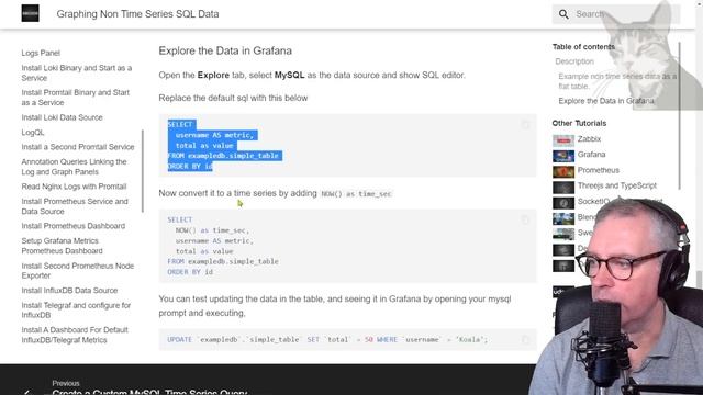 Grafana : Visualizing Non Time Series Data смотреть онлайн