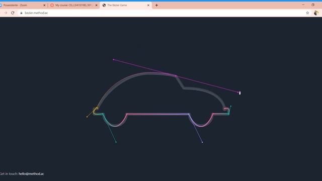 The Bézier Game - Nivel 1 Carro смотреть онлайн