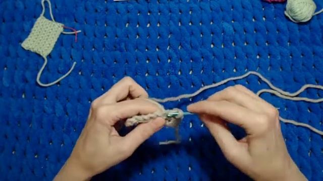 6- Учимся вязать крючком. Полустолбик без накида. смотреть онлайн