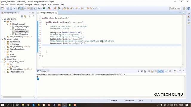 String method - basic java - Part 4 смотреть онлайн