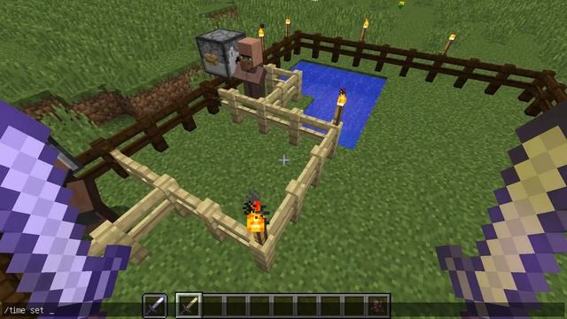 КАК ОДЕТЬ ЖИТЕЛЕЙ MINECRAFT В БРОНЮ! Вы будете в шоке! смотреть онлайн