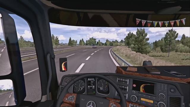 ETS2 1.39 ProMods 2.51 Mercedes Actros MPIV Banja Luka - Prilep смотреть онлайн
