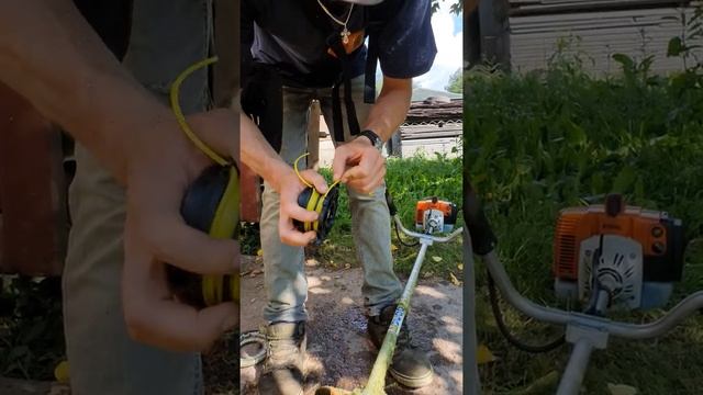 Stihl fs250, замена лески на катушке AutoCat 36-2 смотреть онлайн