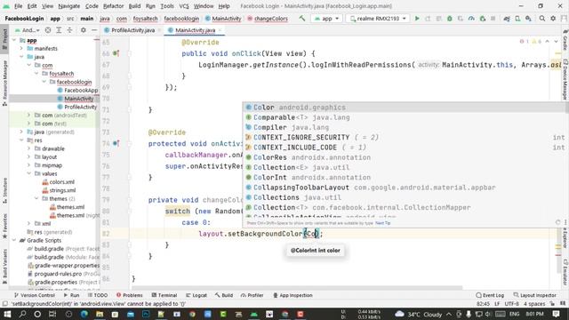 How to Randomly Change Background and text color in Android || Android Studio смотреть онлайн