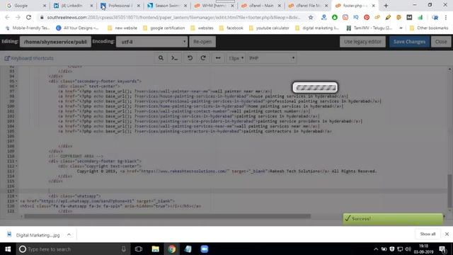 How to setup whatsapp live chat on your website | HTML | PHP 2019 смотреть онлайн
