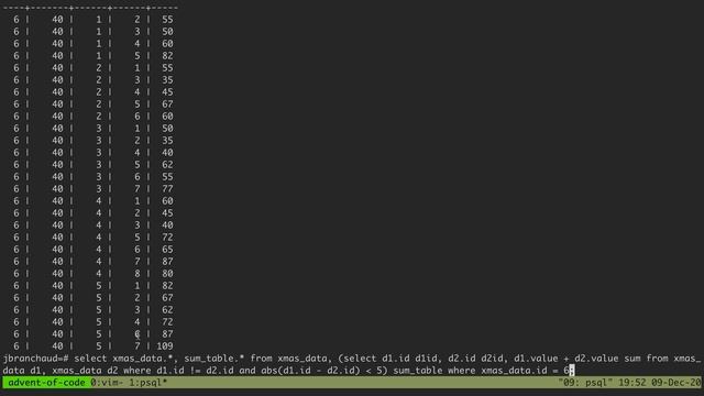 Advent of Code 2020, Day 9, Part One - Solved with SQL смотреть онлайн