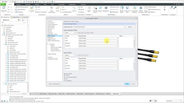 Creo Parametric - Importing and Exporting STEP Files смотреть онлайн