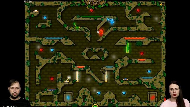 Не выбирай коробку в игре на двоих Огонь и Вода 1 - В лесном храме часть 6 смотреть онлайн