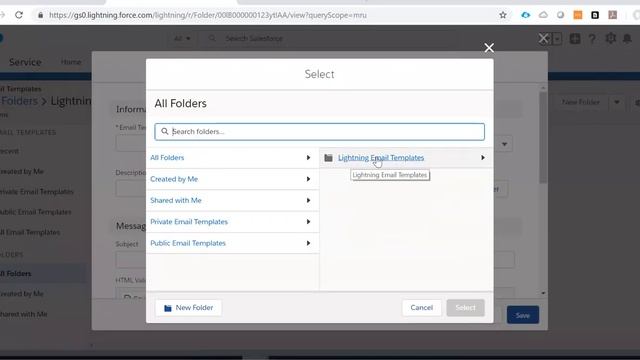 Create Salesforce Lightning Email Template Folder - Spring 19 смотреть онлайн