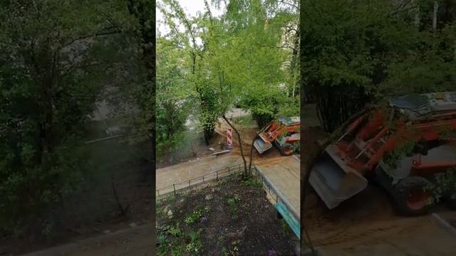 РЕМОНТ ДОРОГИ В ВИЛЬНЮСЕ В СПАЛЬНОМ РАЙОНЕ смотреть онлайн