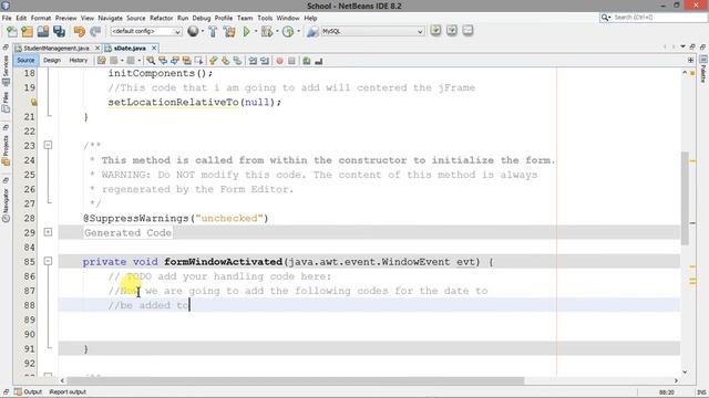 How to Add Date on jFrame using Java Netbeans IDE Practice by B G W смотреть онлайн