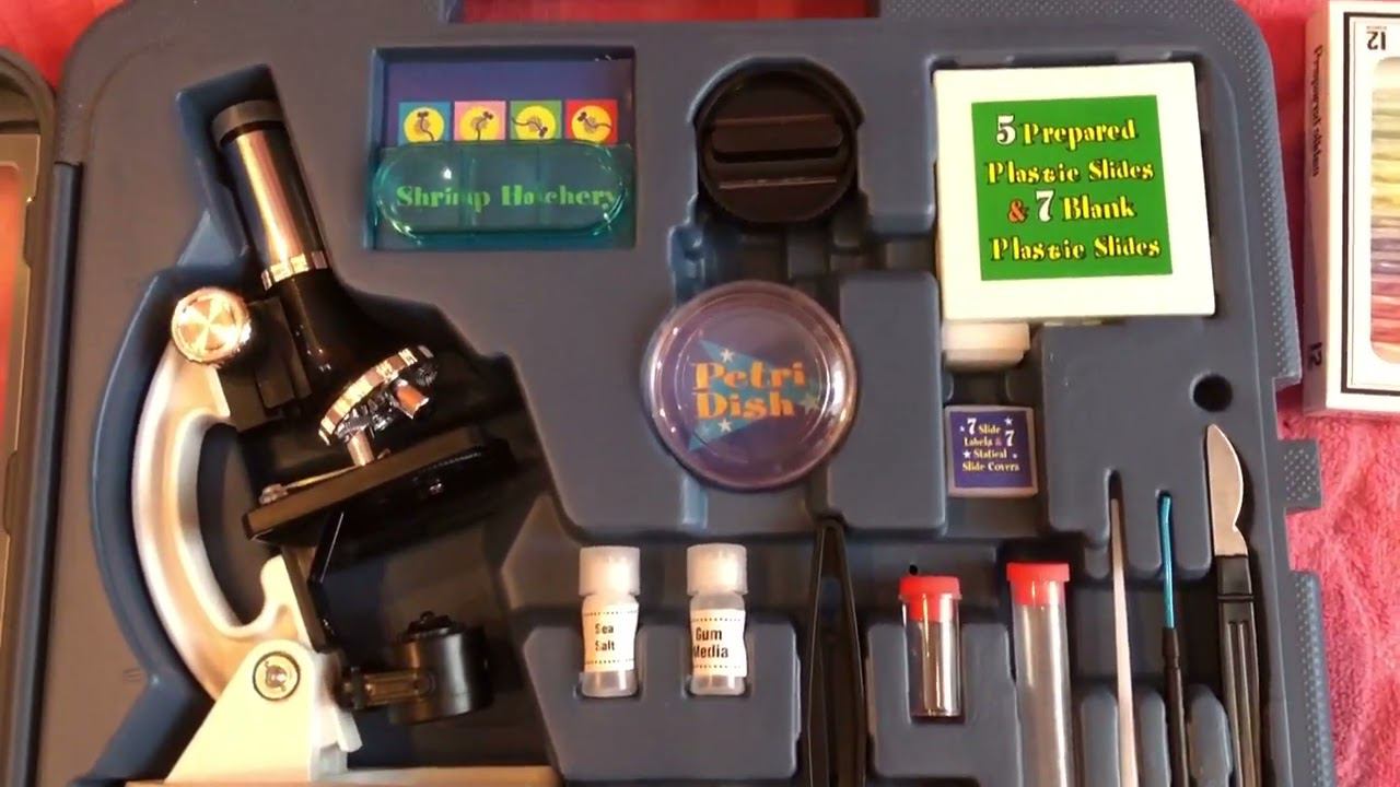 Обзор и распаковка детского микроскопа с Wildberries 28 piece microscope set 1200 смотреть онлайн