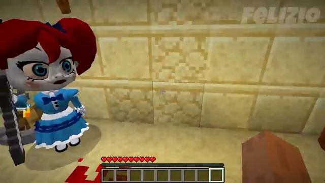 Squid Game Doll VS Huggy Wuggy VS Poppy Playtime Girl VS Evil Minion Family RIP - Minecraft Gamepla смотреть онлайн