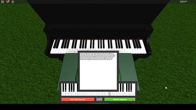 Roblox - Piano How to Play Shape of You [Notes] смотреть онлайн