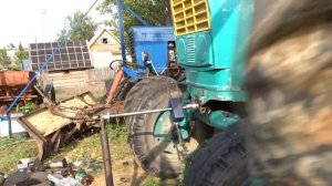 Ремонт трудяги ЮМЗ 6\/вытащил ось передней балки