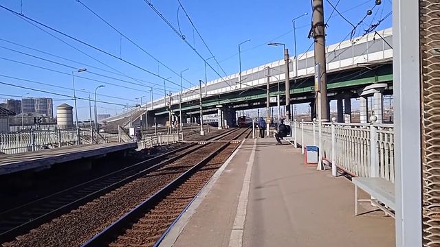 Электропоезд ЭТ2М-055. смотреть онлайн
