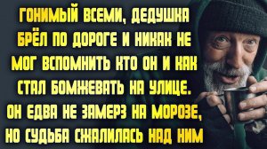 Всем было наплевать на дедушку в рваном пуховике. Потеряв память, он едва не замёрз на морозе, но...