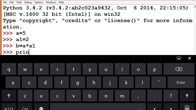 Python разбор переменных смотреть онлайн