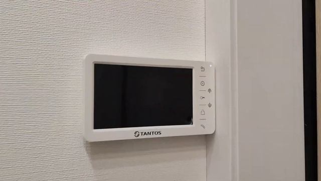 Установка видеодомофона: Tantos Amelie (white) + Tantos IPanel 2 (black)+ 110 градусов (г. Пушкино)