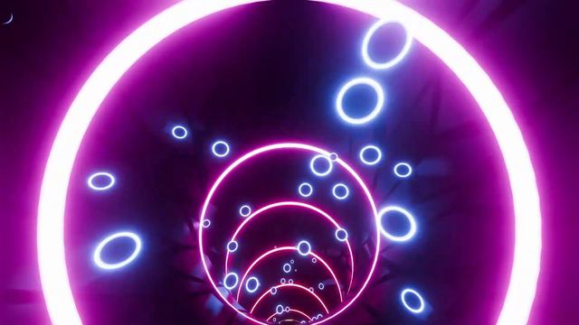 4K 3D Loop Healing Animation: A Circular Tunnel, Journey Into The Digital Art