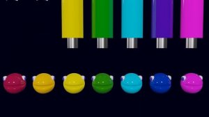 Учим цвета вместе с колобком и детьми pacman