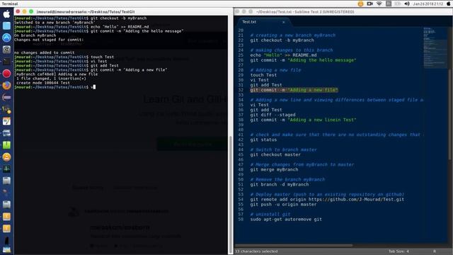 How To : Use Git with Terminal смотреть онлайн