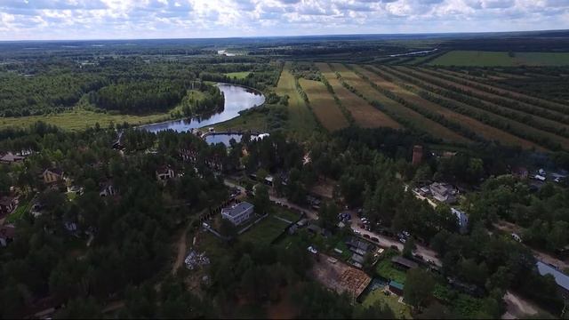 Выльгорт, Еляты с высоты птичьего полета. смотреть онлайн