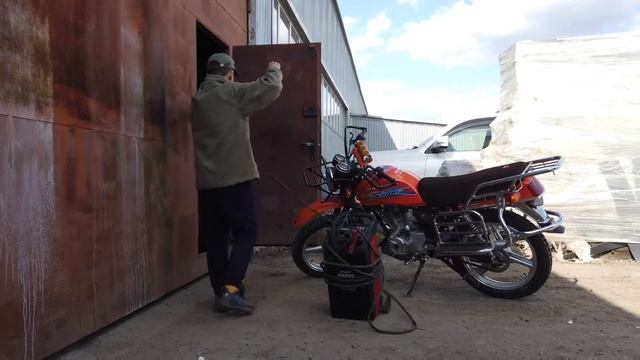 Запуск мотоцикла Dayun после зимы