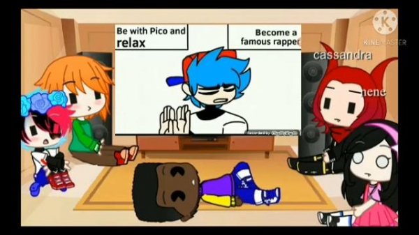 pico's school + bf react