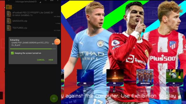Download Efootball Pes 2022 Ppsspp English Lite 300mb Android New Transfers And Updates.