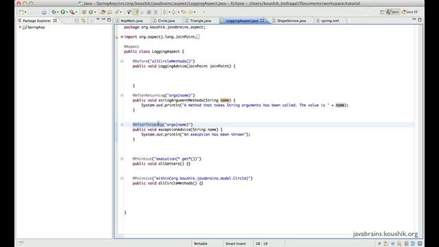 Spring Tutorial 31 - After Advice Types смотреть онлайн