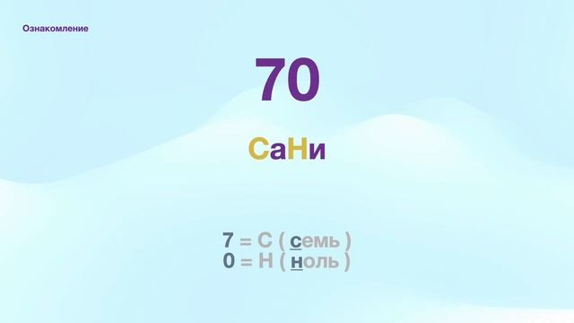 День 9: числовые образы от 70 до 79 смотреть онлайн