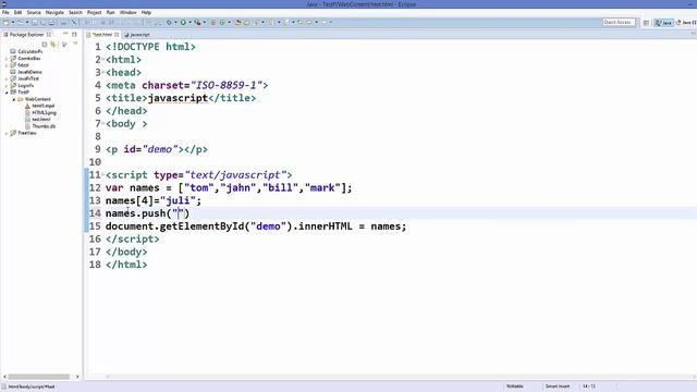 Javascript Tutorial For Beginners 8 # JavaScript Arrays смотреть онлайн