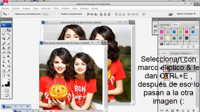 Photoshop blend tutorial O1 // Selena Gomez смотреть онлайн