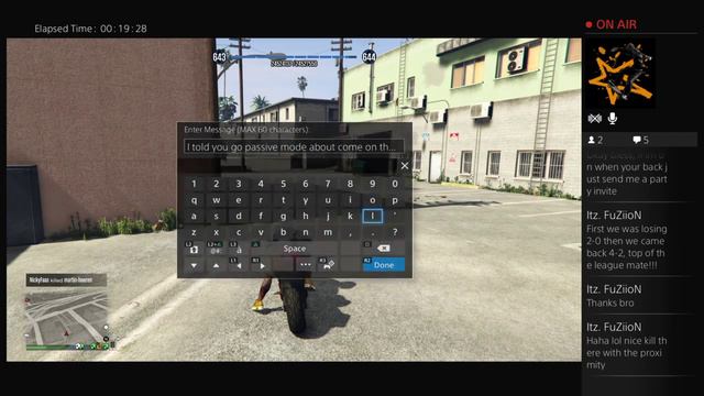 GTA V online live In Freemode having fun w/RASHGANG PS4 смотреть онлайн