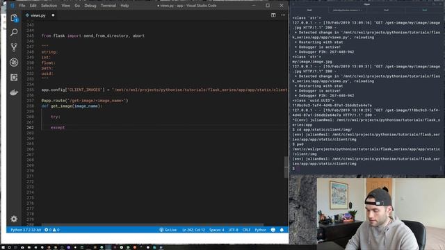 Sending files - Python on the web - Learning Flask Series Pt. 14 смотреть онлайн