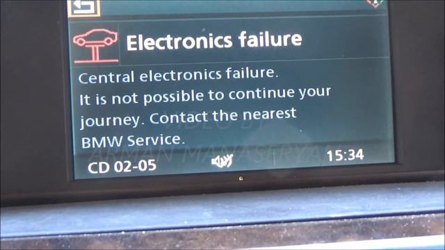 BMW E60 5SERIES Electronics Failure.