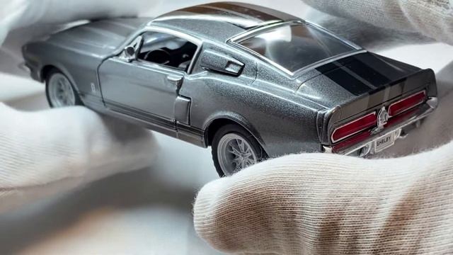 Ford mustang shelby gt500 1967 1:38 kinsmart diecast смотреть онлайн